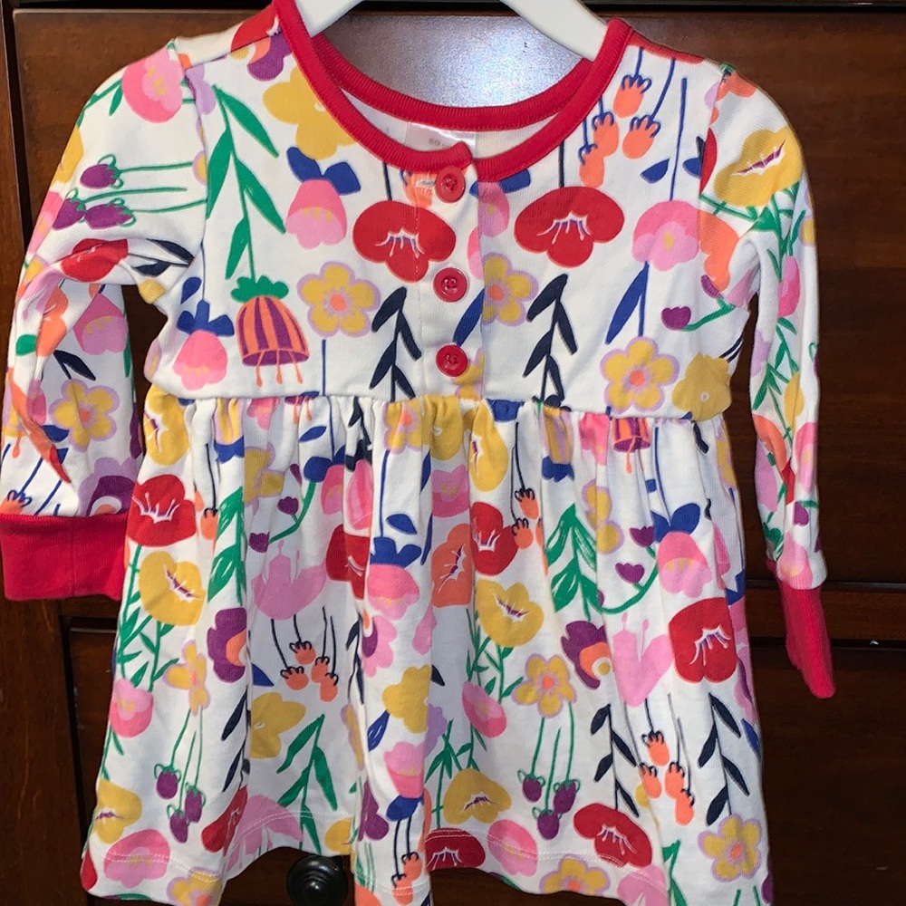 Hanna Andersson floral dress 18-24 mo